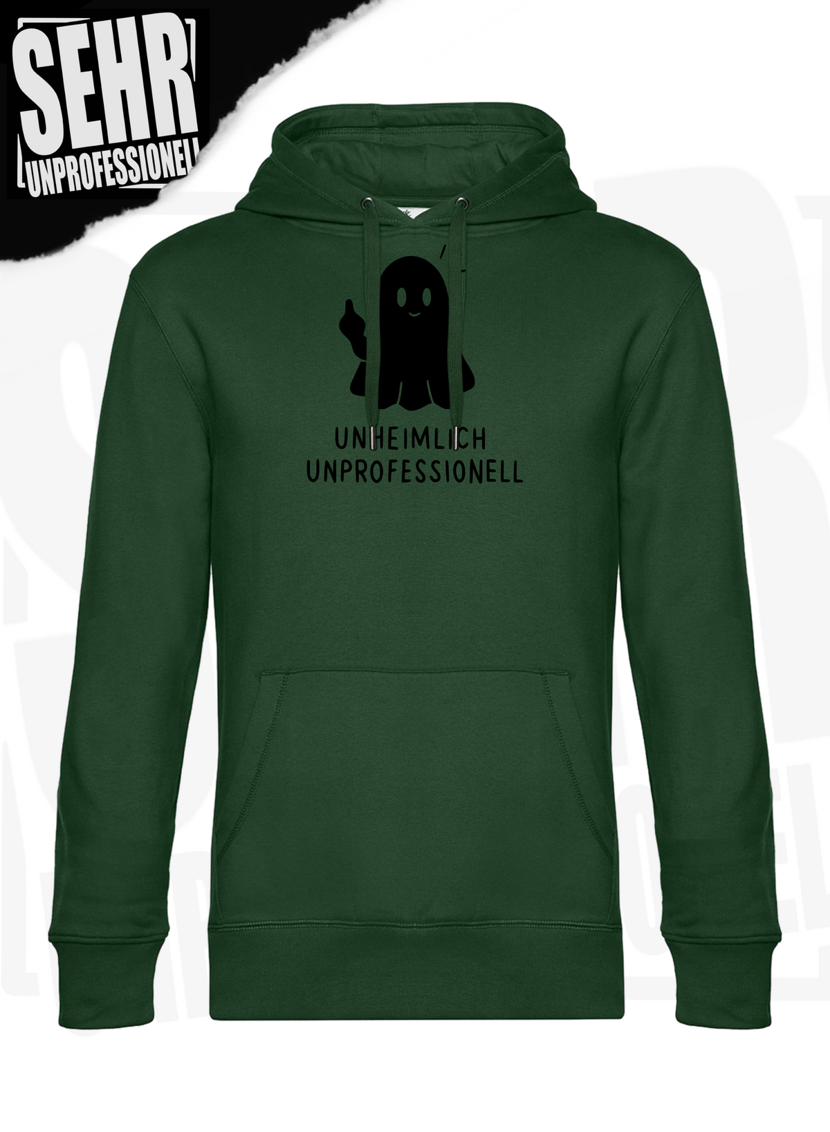 "Unheimlich Unprofessionell" Regular & Ladies-Hoodie