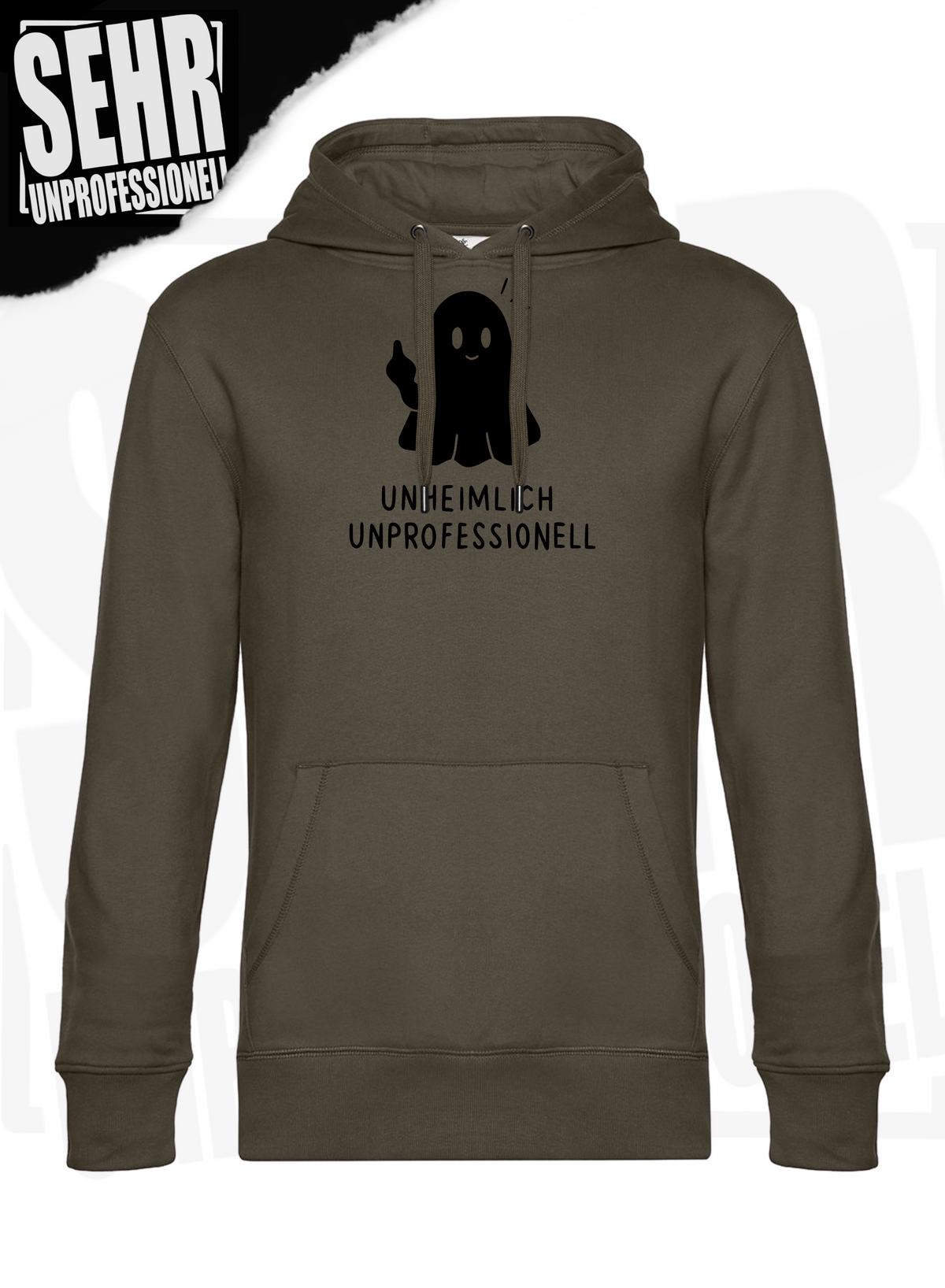 "Unheimlich Unprofessionell" Regular & Ladies-Hoodie