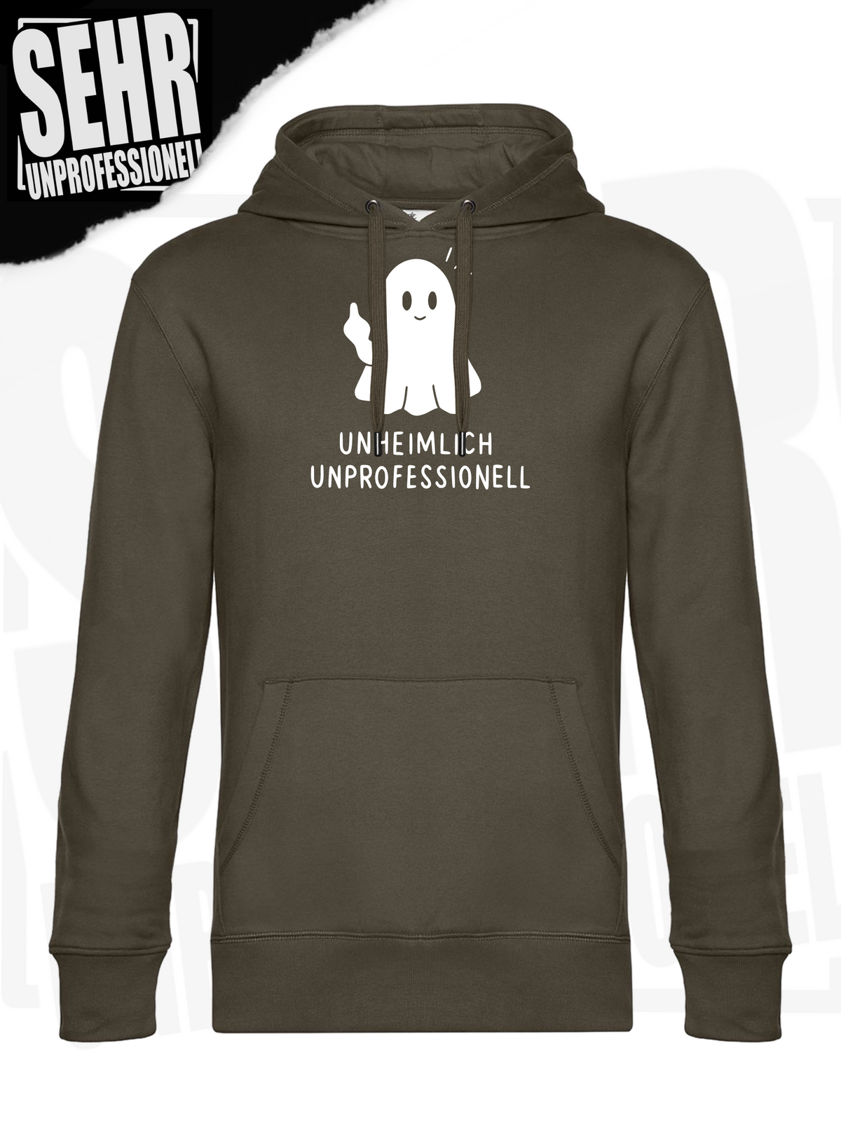 "Unheimlich Unprofessionell" Regular & Ladies-Hoodie