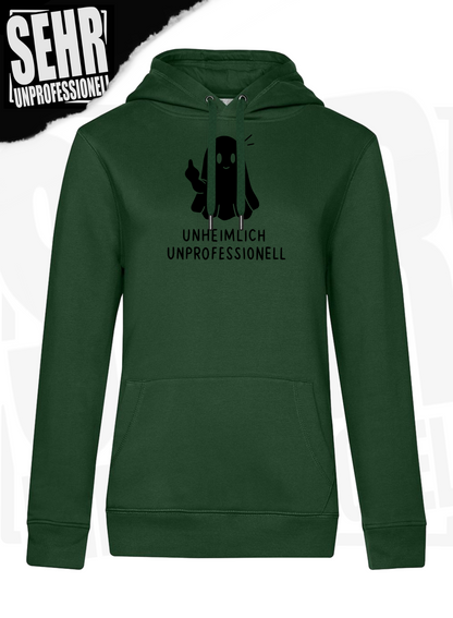 "Unheimlich Unprofessionell" Regular & Ladies-Hoodie