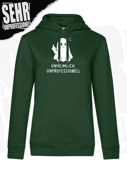 "Unheimlich Unprofessionell" Regular & Ladies-Hoodie
