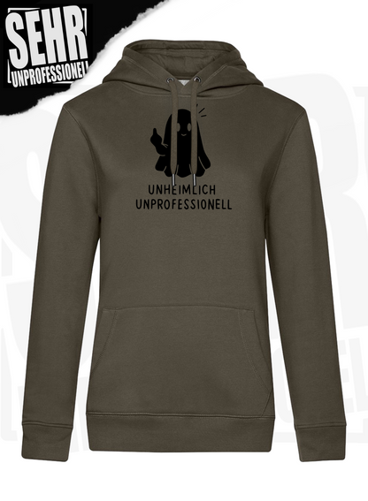 "Unheimlich Unprofessionell" Regular & Ladies-Hoodie