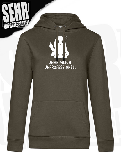 "Unheimlich Unprofessionell" Regular & Ladies-Hoodie