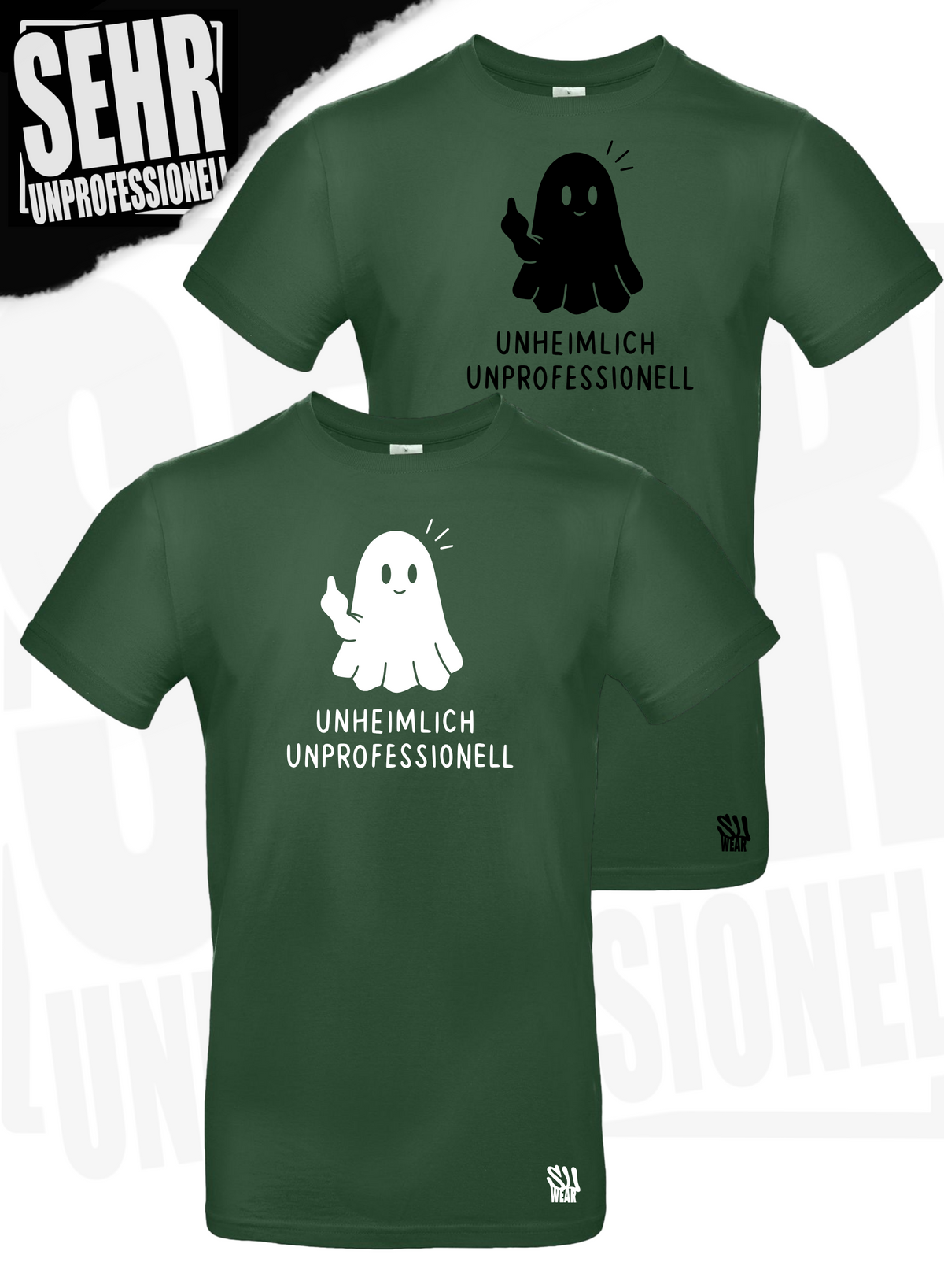 "Unheimlich Unprofessionell" Regular & Ladies-Shirt