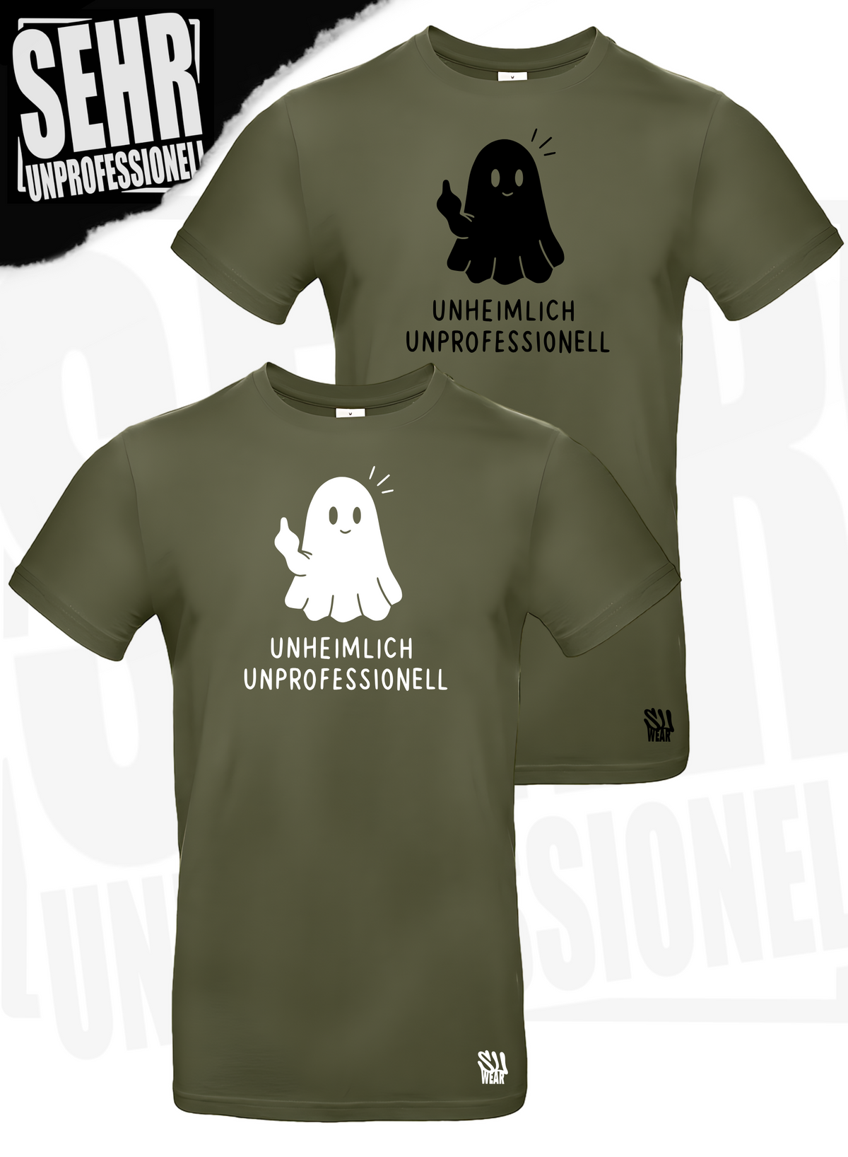 "Unheimlich Unprofessionell" Regular & Ladies-Shirt