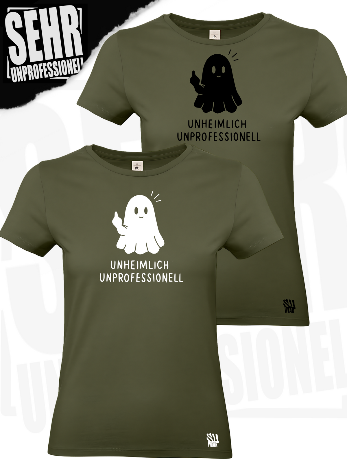 "Unheimlich Unprofessionell" Regular & Ladies-Shirt