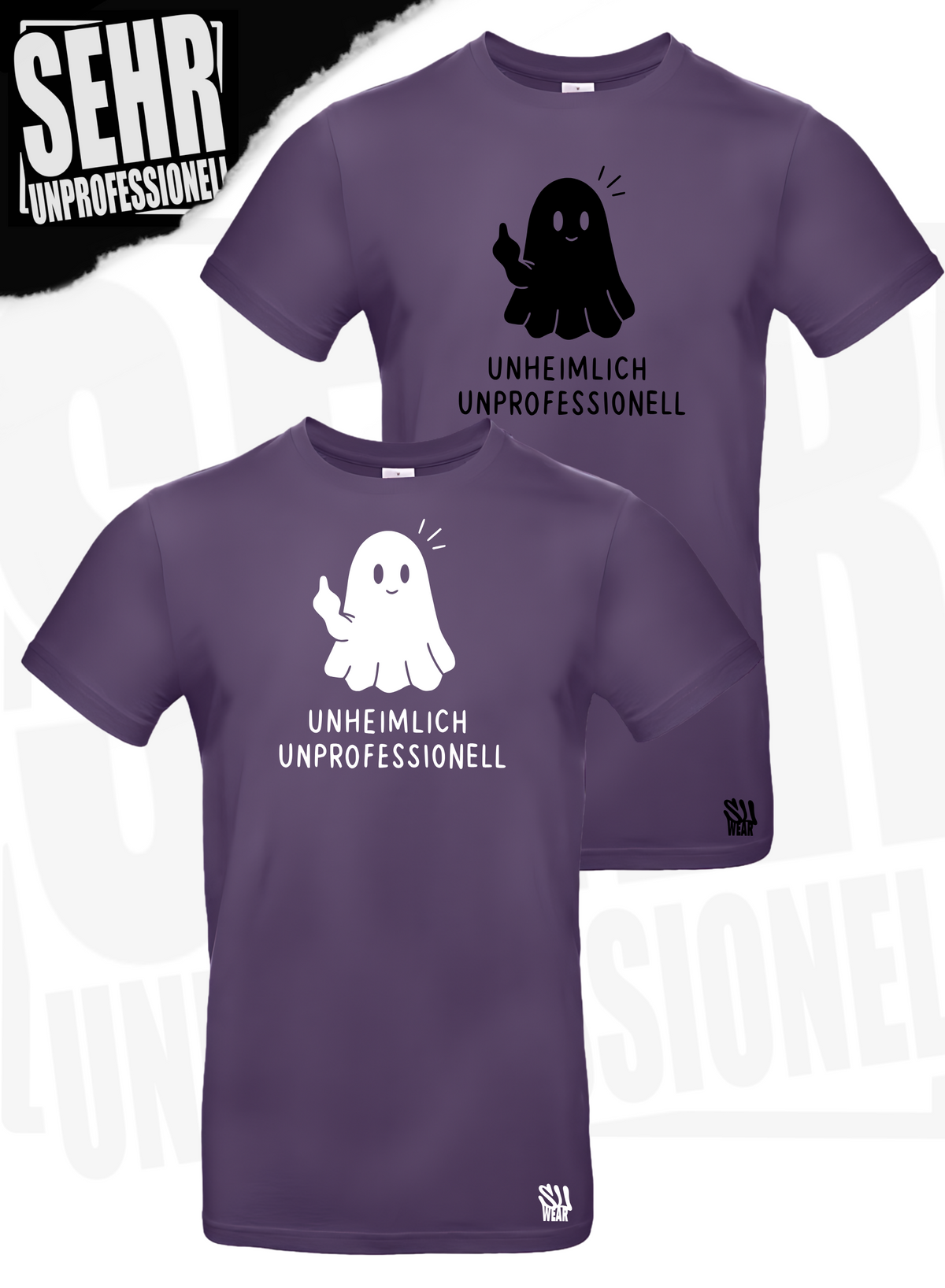 "Unheimlich Unprofessionell" Regular & Ladies-Shirt