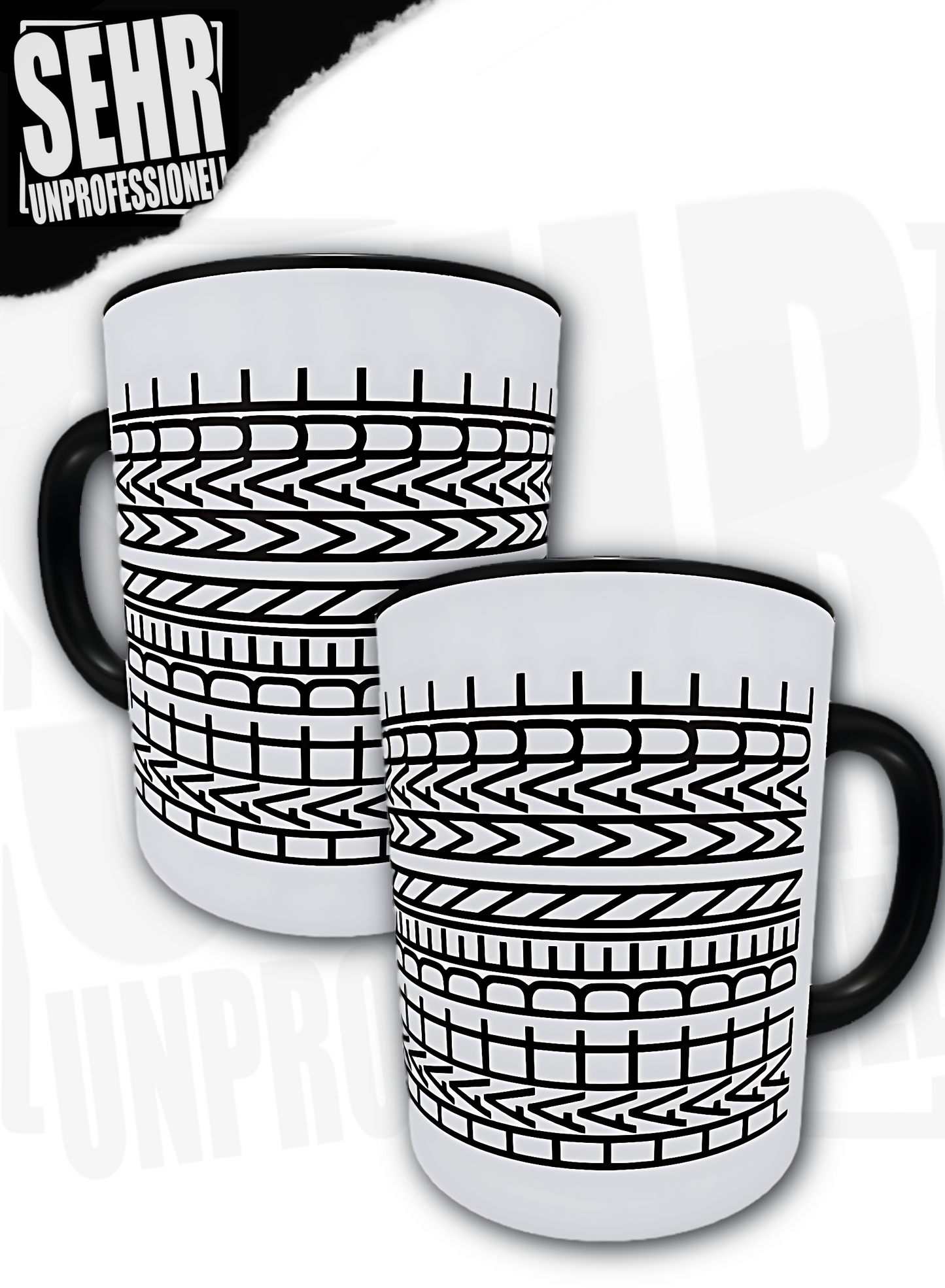 "H.D.M. Muster" Tasse