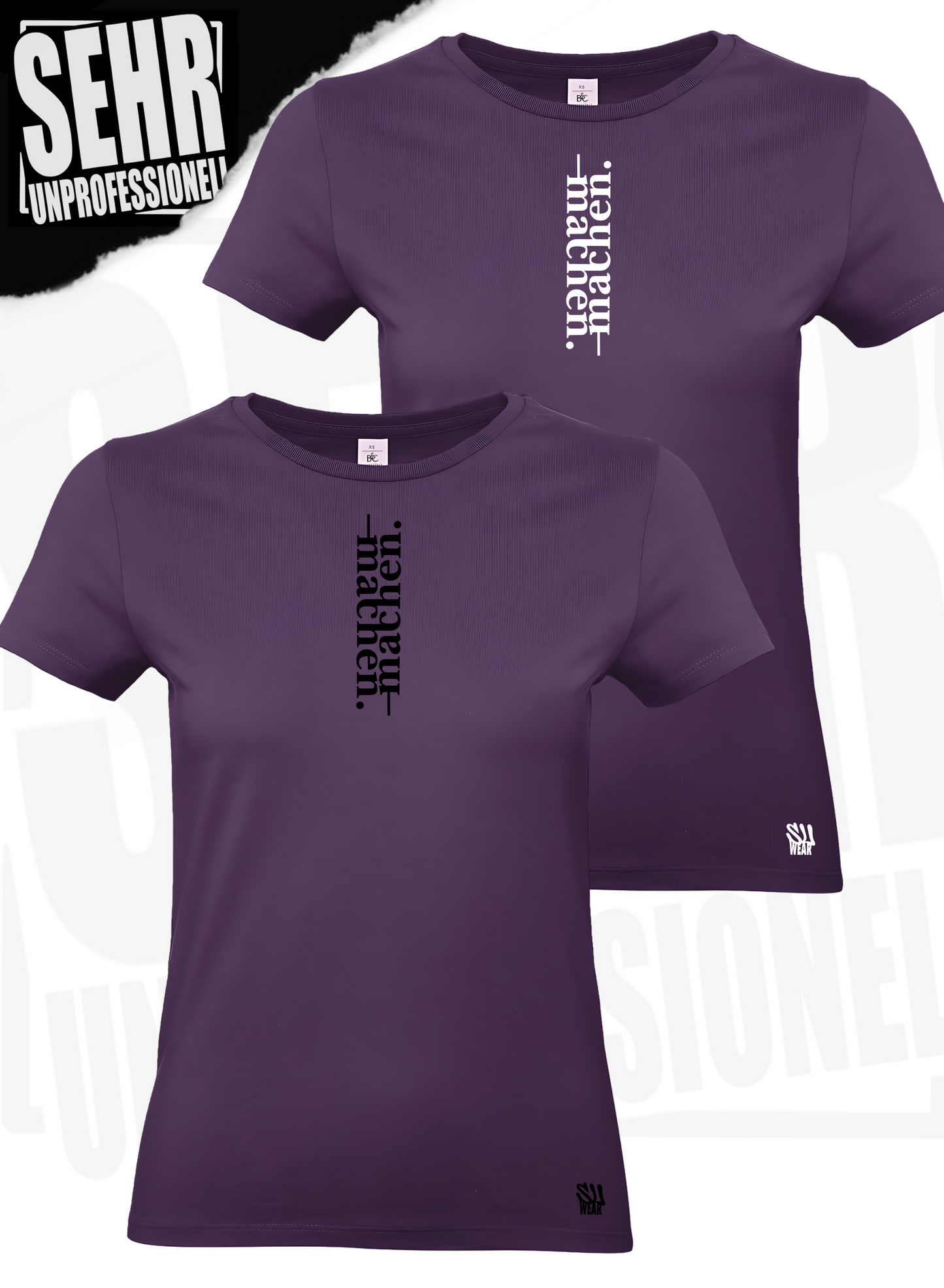 "machen." Regular- & Ladies-Shirt