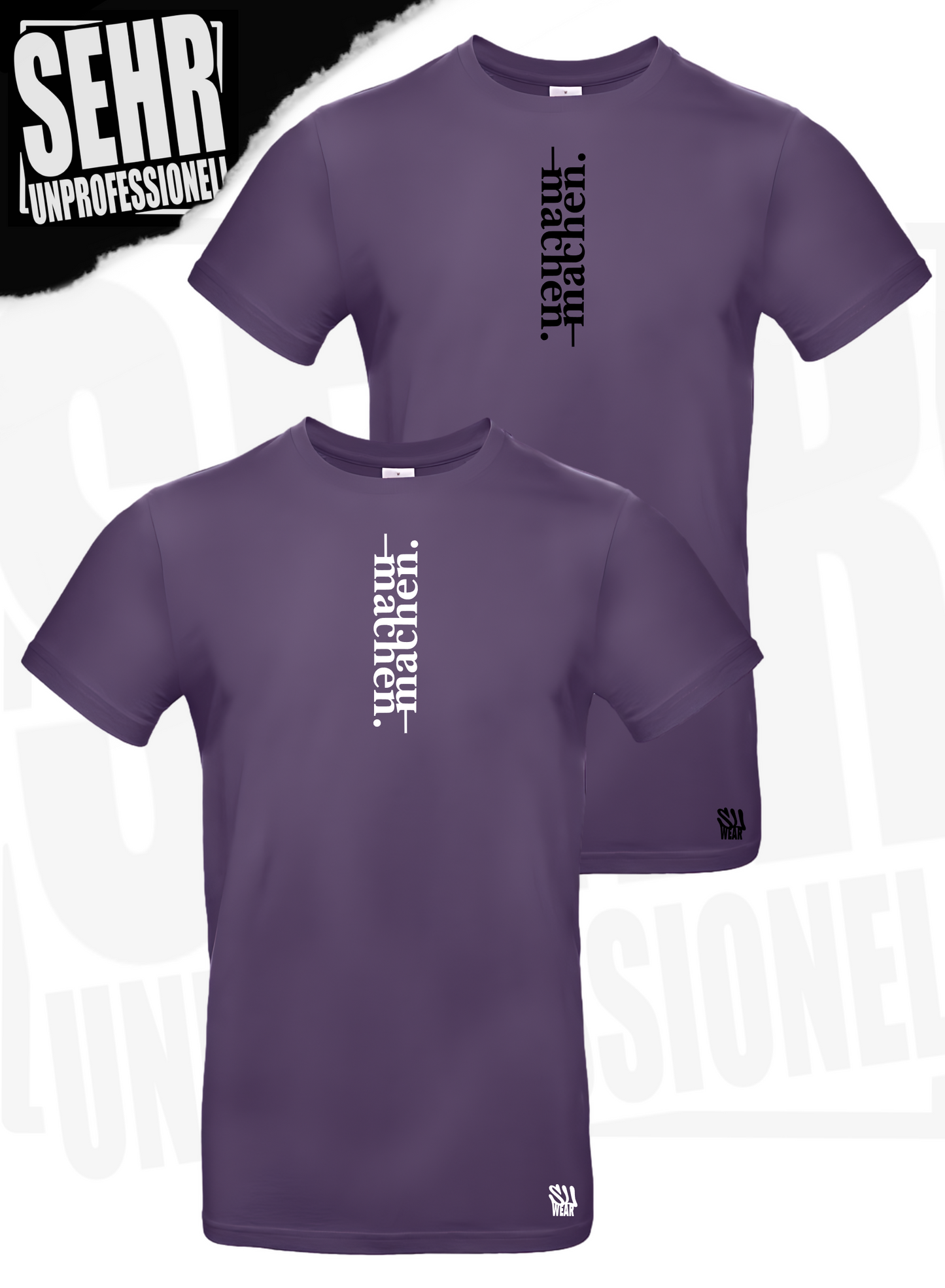 "machen." Regular- & Ladies-Shirt
