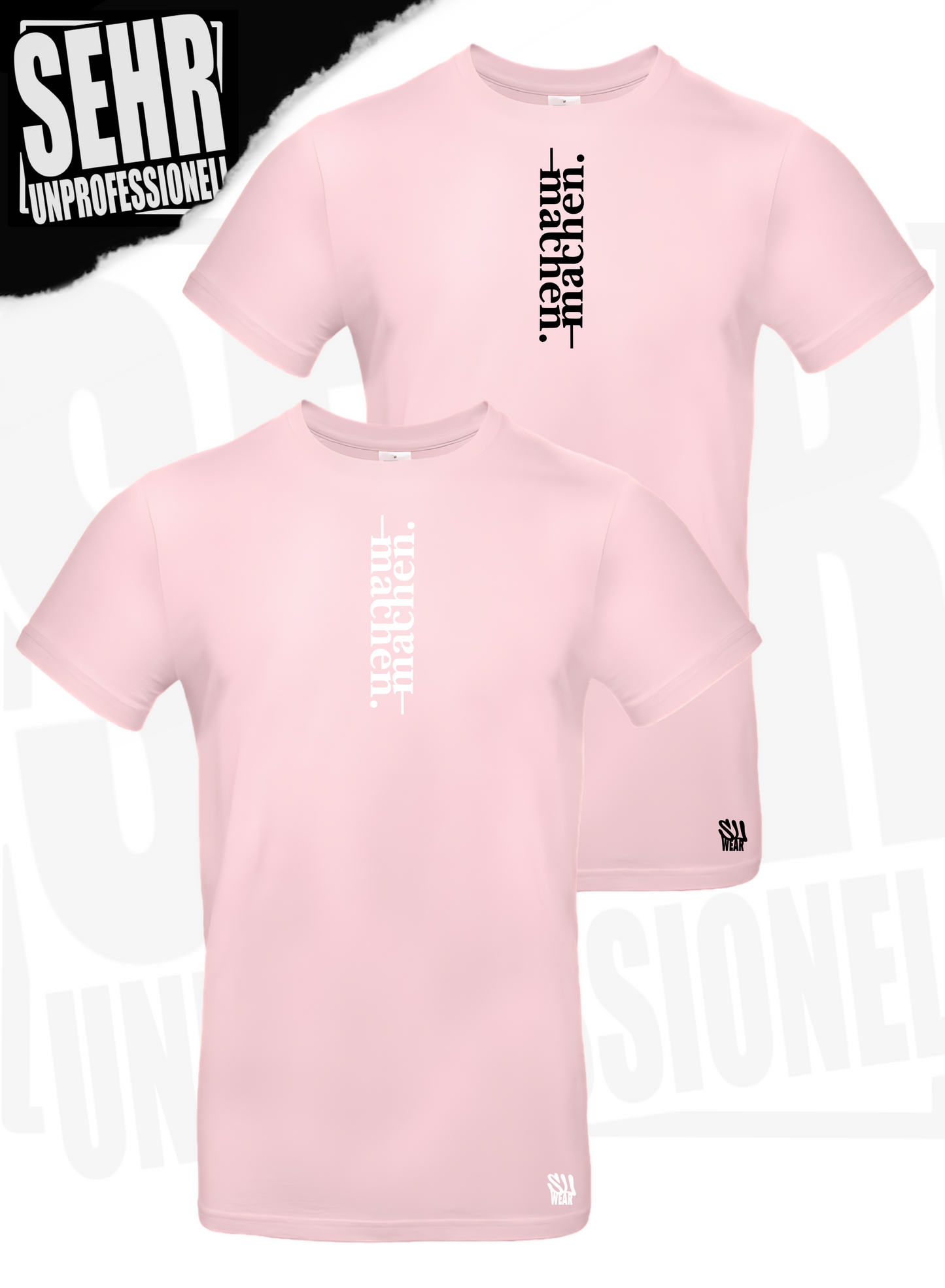 "machen." Regular- & Ladies-Shirt