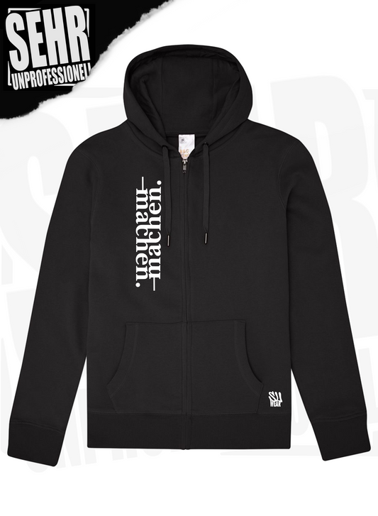 "machen." Zip-Hoodie