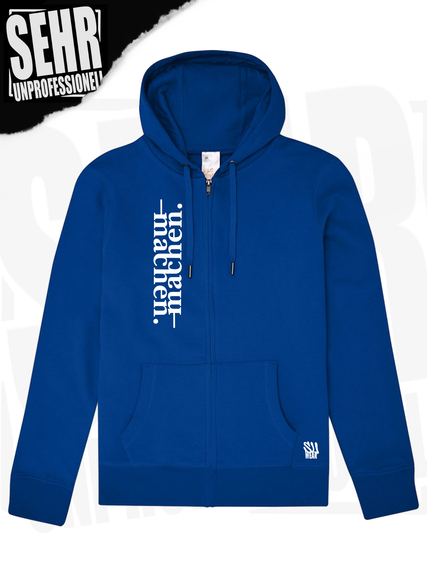 "machen." Zip-Hoodie